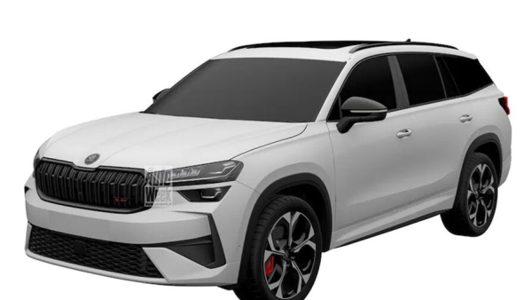 Появились первые патентные изображения самой мощной версии Skoda Kodiaq