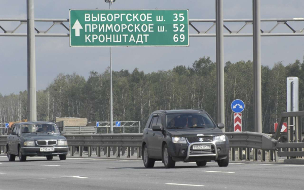 КАД полностью перекроют в одну сторону возле Кронштадта